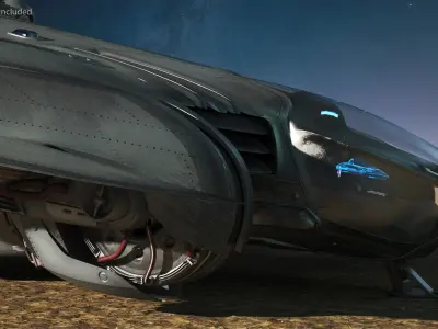  Futuristic Spaceship Transporter 