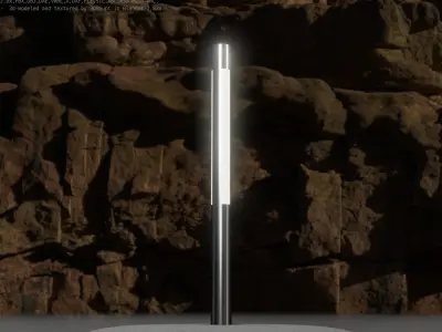 Light Column -8- Street Light -9- 3D model