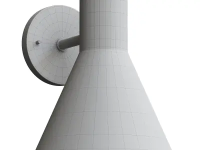  Steel Black Byers Single Light 3D model
