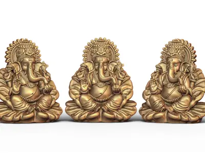 Ganesh Ji Model 06 Light Weight  Models in All Sizes  3D print model