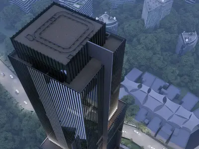 TWT-Titanium World Tower Free 3D print model