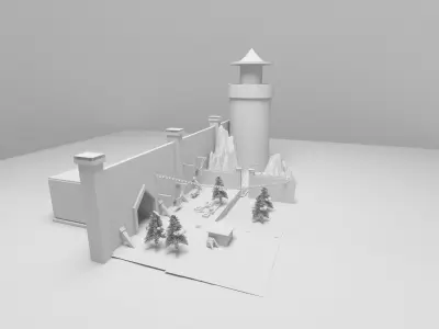 enviorment city 3D model