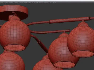 De Markt Low-poly 3D model