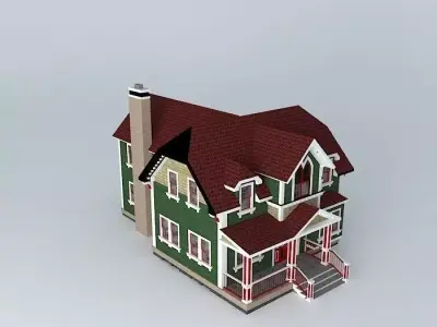 Victorian House Free 3D model