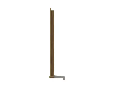 Photorealistic Wooden Casement Window PBR 3D Model 3D model