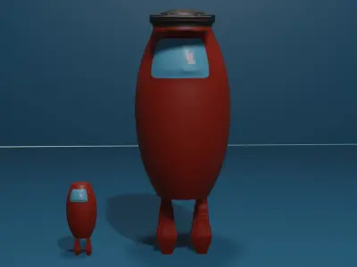 Among us Character 3D model