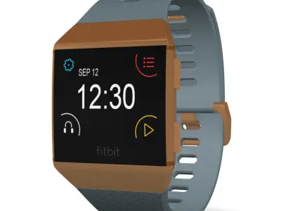 Fitbit Ionic for Element 3D 3D model