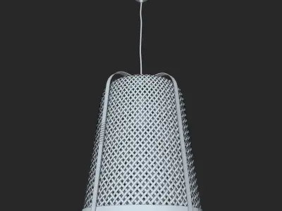 KNIXHULT2019 rattan hanging lamp 3D model