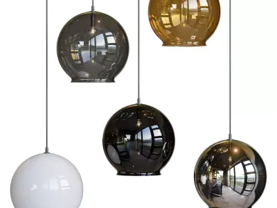 CAULDRON Pendant lamp By Mineheart 3D model