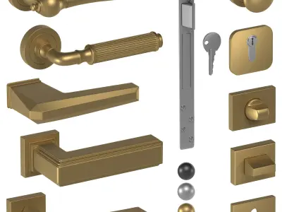 door handles part3 3D model
