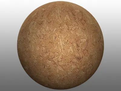 Cork - PBR egg Texture