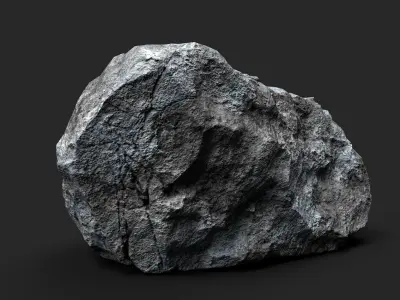 Rock 16-5 Low-poly 3D model