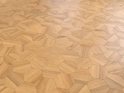Parquet - Laminate - Wooden floor Low-poly 3D model 12