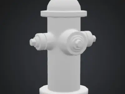 Fire hydrant 3D model 29