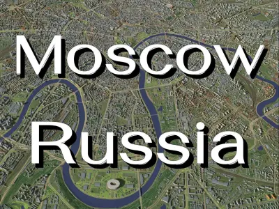 Russia - city and urban 3D Model Pack
