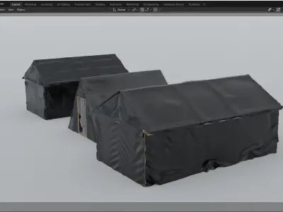 TENT HOUSE 3D model