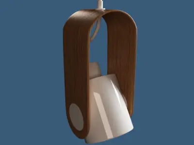 Pendant Lighting Low-poly 3D model