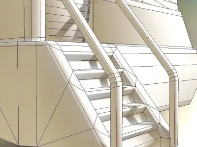 Drivers Cap Module Low-Poly Low-poly 3D model