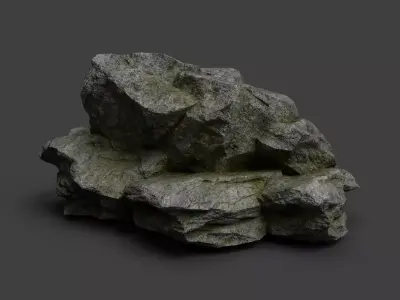 Rock 7-5 Low-poly 3D model