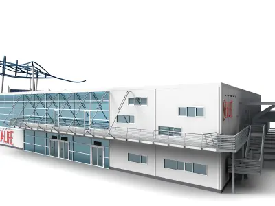 12x Secular buildings - 3D Building Models 3D Model Pack