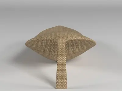 Dedon Leaf Chair 3D model