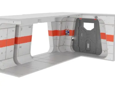 Rogue One - Profundities Hallway - Complete set 1-18 scale 3D print model