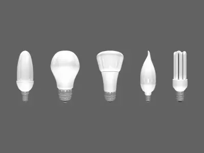 Pack Lamps 3D model