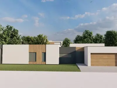 Casa Scene-villa-modern house 3D model 26