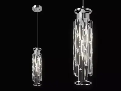 722030 Limpio Lightstar Pendant chandelier 3D model