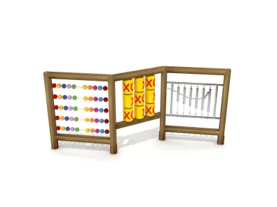 Kids Game Play Equipment 020 Tic-tac-toe Bell 3D model