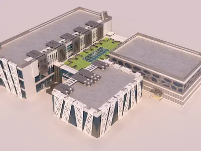 0035 - Art Center - 2021 - 01 - Design 04 - 2D Plans - 3D Files 3D model