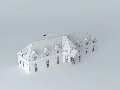 Large house Free 3D model