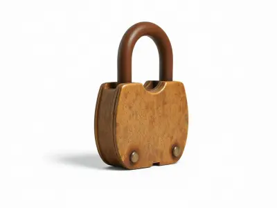 Antique Rusty Lock 3D model pack Low-poly 3D model