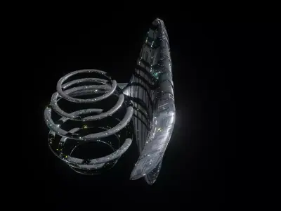 Alien Spacecity 3D model