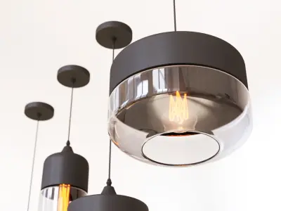 Modern interior lighting 3D model