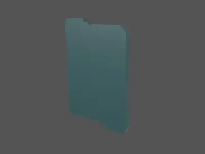 UHD High tech Graphical Interface v8 005 Low-poly 3D model