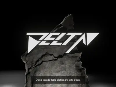 Fake brand Delta 3D Model Pack