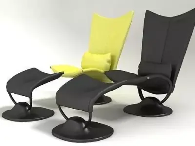 Chair Anneau 3D model