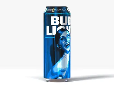 Bud Light Dylan Mulvaney commemorative can 3D model