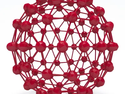 Futuristic Sphere Shape 3D Printing Model 3D print model