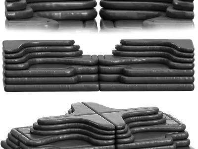 De Sede Terazza Sofa by Ubald Klug 3D model