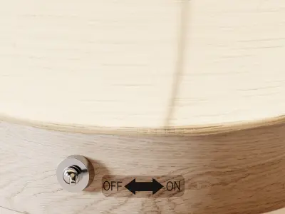 Japanese Paper Lantern Light 3D model