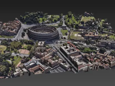 Rome Coliseum 3D Scan 3D model