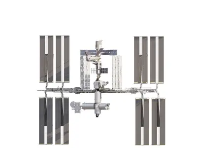 International Space Station ISS 3D model