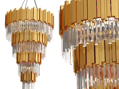 Chandelier Luxxu by Covet 3D model