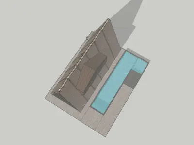 Cabin house 3D model