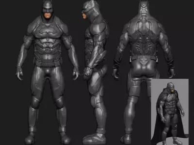 Batman Suit design 3D model