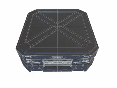 Sci-Fi Crate 5 Low-poly 3D model