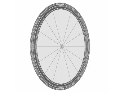 Mirror in a metal frame GZ-M1050 3D model