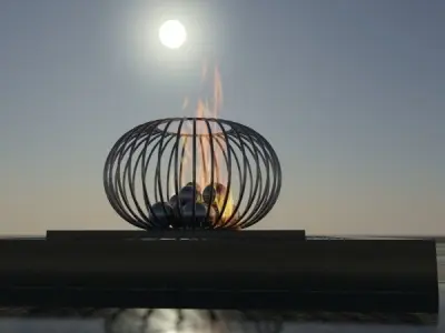 Fire Sculpture - Pit 3D model